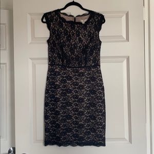 Black Lace Ann Taylor Loft Dress